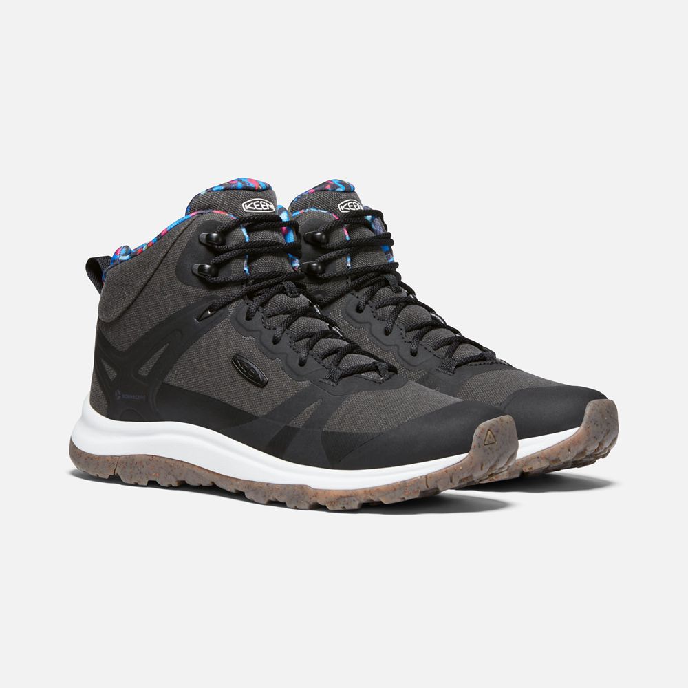 Keen Vandringskängor Dam Svarta/Vita - Terradora Ii Limited - 216785XSY